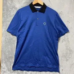 【L1547】 Christian DIOR 半袖ポロシャツ サイズM ブルーのサムネイル