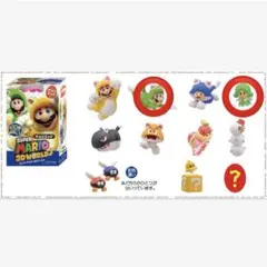 スーパーマリオ3Dワールド　チョコエッグ　2体セット（ネコルイージ・ようせい姫）