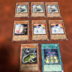 遊戯王イレガエル，魔知ガエル，デスガエル，裏ガエル，デスコーラス8枚セット