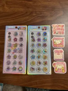 サンリオ おはじきキラキラシールkira♡coro2セット　おまけ付き②