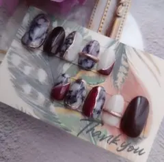 ネイルチップ現品販売　リング　インク