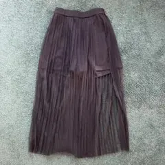 【新品】WEGO　Fサイズ　スリット入り　チュール　スカート　ズボン