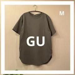 ●GU●Mサイズ●ジーユー●丈長め半袖Ｔシャツ●きれいめ●即購入OK