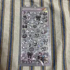 【正規品】ボンボンドロップシール　オリジナル　しろくろボンボン うさぎ