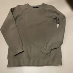 BACK NUMBER 深緑　ダークグリーン ニットセーター S 小柄なメンズ