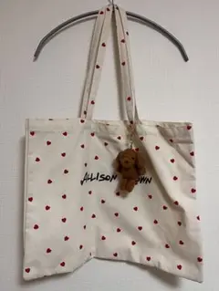 ALLISON BROWN ハート柄トートバッグ