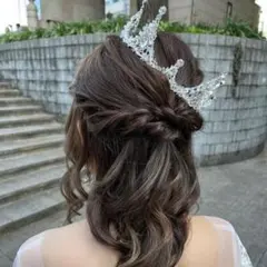 LoveTiara ラブティアラ　前撮り　ステラクラウン　シルバー　王冠