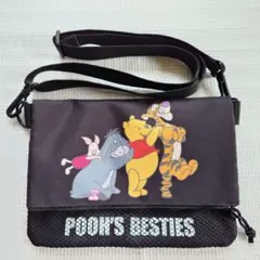 くまのプーさん サコッシュ POOH'S BESTIES ショルダーバッグ
