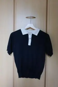 steven alan ポロシャツ 半袖 ブラック