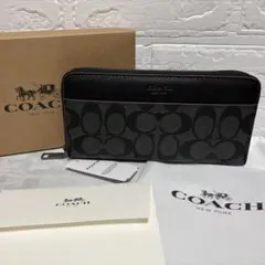 タグ付き未使用⭐️COACH コーチ 長財布 F25517 ブラック シグネチャー