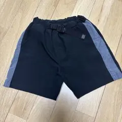 120サイズ 黒 グレー ハーフパンツ