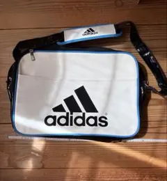adidas ショルダーバッグ ホワイト/ブラック