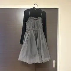 スナイデル チュールキャミセットミニニットワンピース