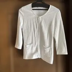 courrèges クレージュ 七分袖 ジャケットホワイトのサムネイル