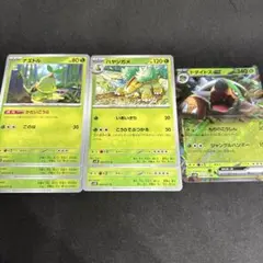 ポケカ ナエトル3枚 ハヤシガメ2枚 ドダイトスex 1枚 進化ライン