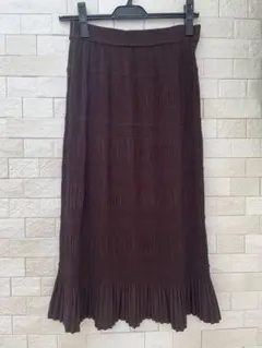 東方佳人/touhoukajin ⭐️ダークブラウン プリーツ素材スカート