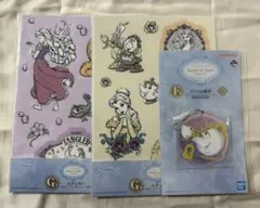 《新品未開封》一番くじ　ディズニープリンセス /ステッカー・アクリルキーホルダー