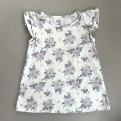 【美品✨】ＵＴ／ANNA SUI 花柄フリル袖Tシャツ 120cm