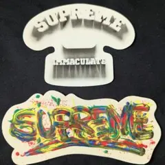ステッカー Supreme シュプリーム 防水 2枚セット