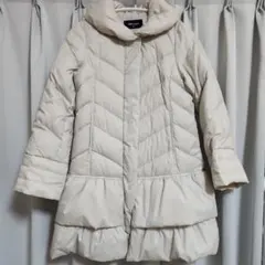 COMME CA FILLE ダウンコート アイボリー　140