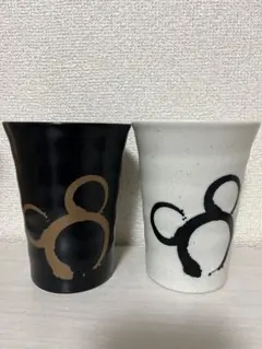 【ディズニー】ミッキーマウス ペアカップ 陶器製