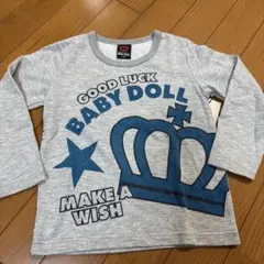 BABY DOLL ミッキーマウス 薄手トレーナー110cm