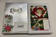FEILER 花柄 ポーチとハンカチセット　新品未使用