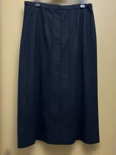 MIMO MODA黒 プリーツ ロングスカート