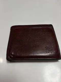 イルビゾンテ　二つ折り財布　ワインレッド