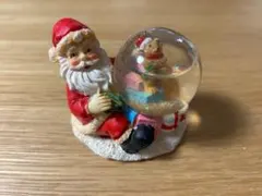 サンタクロース スノードーム クマ付き