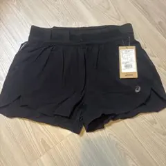 【新品未使用】ASICS METARUN スプリットショーツ ブラック S