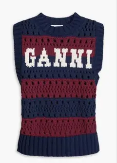 GANNI ダウンベスト オリーブ - メルカリ