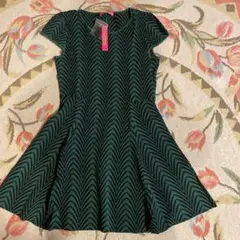 Catherine Malandrino 半袖ミニワンピース グリーン