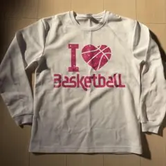 バスケ コンバース 長袖Tシャツ M 白