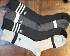 未使用品　adidas アディダスメンズソックス 4足セット 26cm～28cm