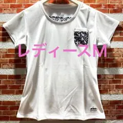 prince プリンス ホワイト LＭゲームシャツ 花柄ポケット 公認ウェア