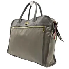 オロビアンコ　ビジネスバッグ　トートバッグ　グレージュ　ゴールド金具　A4収納可