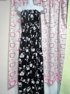 SHEIN 花柄 ワンピース サロペット オーバーオール オールインワン