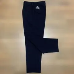 カ*ニ様 UNIQLO.ユニクロ.タックワイドパンツ.スラックス.M.ネイビー