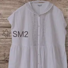 サマンサモスモス　SM2 セーラー 刺繍　ティアード　ワンピース