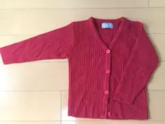 【美品】90★ c.a.t. カーディガン ニット 赤 シンプル