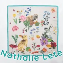 ナタリーレテ　Handkerchief ハンカチ　Rabbits うさぎのサムネイル