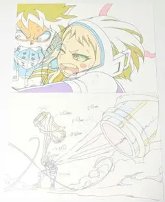複製原画 緑谷出久 麗日お茶子 히로아카 2枚 ポストカード