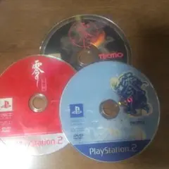 PS2 零 ディスクのみ 3本セット zero 紅い蝶 刺青ノ聲