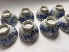 古伊万里 色絵竹林賢人図汲み出し 五客 煎茶器 江戸後期〜明治期