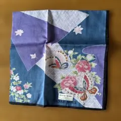 HANAE MORI ハンカチ 蝶 花柄