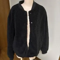 ZARA ブラック ボア ジャンパー
