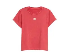 alexander wang ロゴTシャツ　レッドのサムネイル