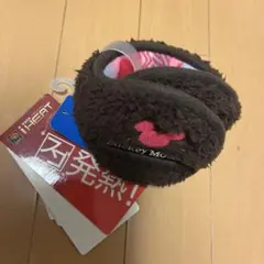 新品　ミッキーマウス フリース 保温性　イヤーマフ