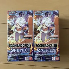 ワンピースカード　エクストラブースター EGGHEAD CRISIS 2BOX